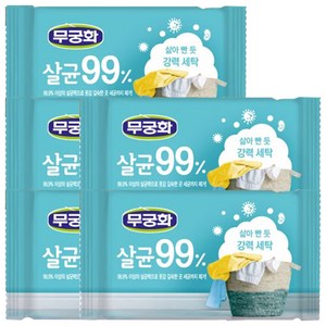 무궁화 살균99% 세탁비누, 230g, 5개