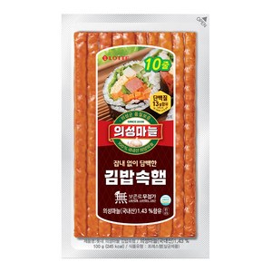 롯데푸드 의성마늘 김밥속햄 100g, 1개