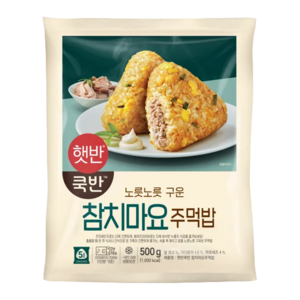 햇반 쿡반 참치마요주먹밥 500g, 1개