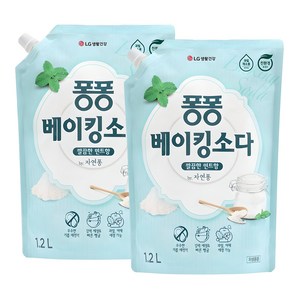 퐁퐁 베이킹소다 주방세제, 1.2L, 2개