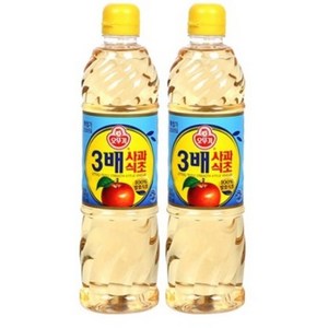 오뚜기 3배 사과식초, 900ml, 2개