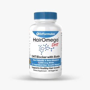 DrFormulas 헤어오메가 헤어 비타민 DHT 블락커 서플리먼트 90캡슐, 1개, 90정