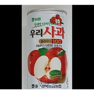 사과주스캔 우리사과클라우디100 농협 175ML x 30, 30개