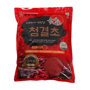 청양식품 햇살고운 청결초 김치용 고추가루2.5kg 1개, 2.5kg