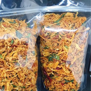 사이공 특산품 25k/100g 레몬 잎을 곁들인 맛있는 건조 닭고기 thientustoret, 1개, 100g