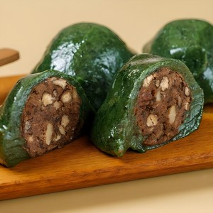 [김민경찹쌀떡] 소화가 잘되는 식사대용 달지 않고 맛있는 쑥통팥찹쌀떡, 80g, 18개
