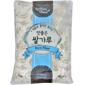 새롬푸드 맛좋은 쌀가루 1kg, 4개