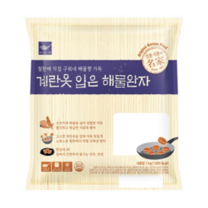 계란옷입은 해물완자 사옹원 냉동 1Kg, 5개