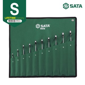 [사타/SATA] 사타 SATA X빔 기어렌치 세트(10PCS MM) 08016, 1개