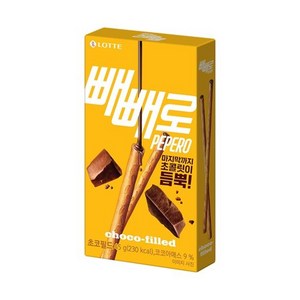 롯데웰푸드 초코필드 누드 빼빼로, 45g, 40개