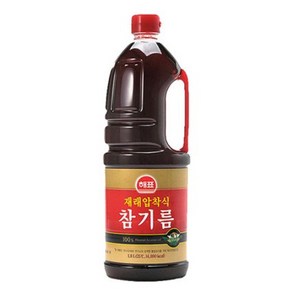 해표 재래식압착 참기름, 1.8L, 3개