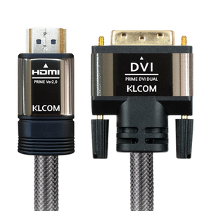 케이엘컴 4K UHD 고급 HDMI V2.0 to DVI D 케이블 3m