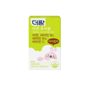 [더팜] 더팜 아연 츄어블 1 000mg x 120정, 1개