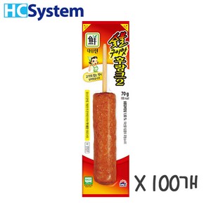 사조 대림선 숯불구이맛 후랑크 70g, 100개