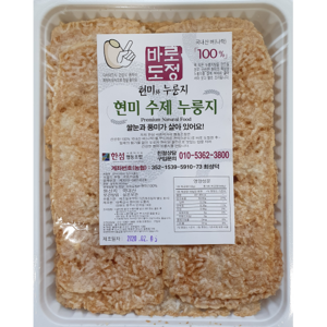 치악산 한섬 수제 현미 누룽지, 500g, 3개