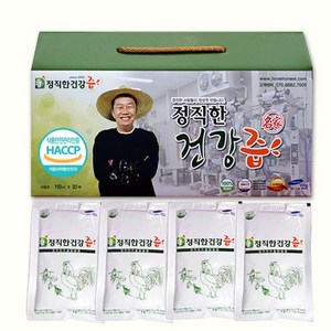 정직한건강즙 정직한 우슬닭발즙 우슬닭발 엑기스 110ml, 30개