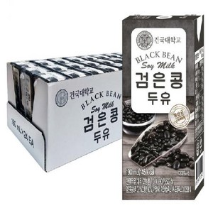 건국 검은콩 두유, 190ml, 72개