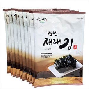 광천김 재래구이김, 20g, 10개