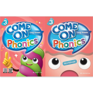 Come On Phonics 컴온 파닉스 1 2 3 4 5 Student Book+WorkBook 세트 (전2권) : 슝슝당일발송, Come On Phonics 3 SB+WB set