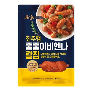 [먹깨비네] 진주햄 칼집 비엔나 1kg 대용량, 1개