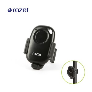 rozet 블루투스리모컨 셀카 핸드폰리모컨 RX-5500, 상세페이지 참조, 1개, 블랙