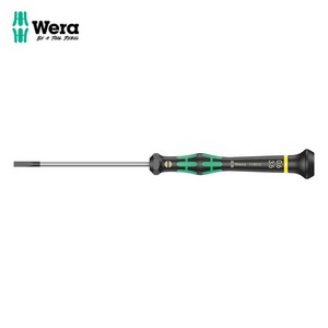 WERA 베라 일자 정밀 스크류 드라이버 2035 0.60x3.5x80mm 05118012001, 1개