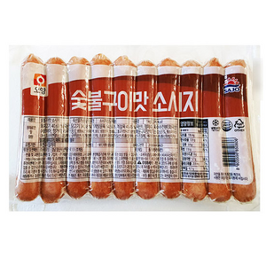 사조오양 숯불구이맛 소시지, 1kg, 10개