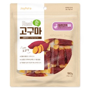 조이펫 리얼 순 고구마 오리고기 강아지간식 180g, 단품, 단품, 1개