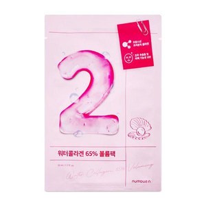 넘버즈인 2번 워터콜라겐 65% 볼륨팩, 1개입, 10개