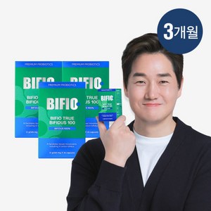 비피오 트루 비피더스 유산균 100 프로바이오틱스, 3개, 30정