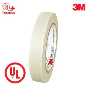 3M 69 고온내열 유리섬유(Glass Cloth) 전기테이프 UL인증 석면대체 33M 롤, 15mm, 1개