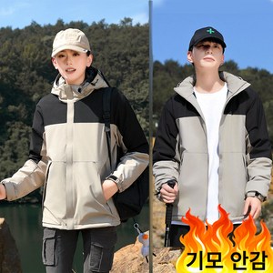 Modern Fashion 남여공용 기모 안감 바람막이 겨울 털 자켓 W18