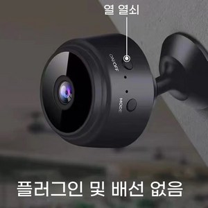 PYHO 초소형 카메라 네트워크 지능형 원격 적외선 야시 홈캠 16G, 홈캠+메모리 카드, 1개