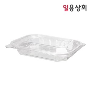 [ILYONG] 일회용 반찬 샐러드 용기 JH 203 소 390ml 100세트 투명, 100개, 1세트