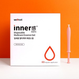 웨트러스트 이너감 일회용 멀티케어 여성청결제 에센스젤 60p, 102g, 1개