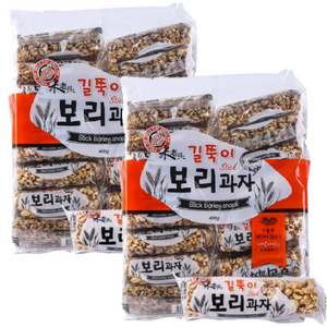 길쭉이 보리과자, 400g, 2개