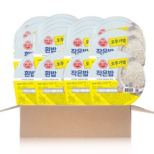 맛있는 오뚜기밥 2종세트 (흰밥 210g 9개+작은밥150g 9개) 총18개, 3240g, 1세트