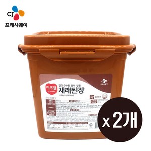 이츠웰 재래식 된장, 2개, 6.5kg