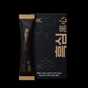 [런칭특가] GSC 프리미엄 K 흑삼 진액 100% 프로사포게닌 80mg 흑심, 7세트, 15ml