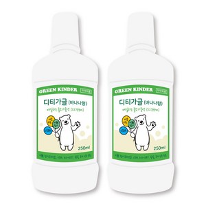 디티 불소 어린이가글 250ml 2개입 1박스, 500ml, 1개