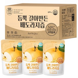 유기농마루 듬뿍 갈아만든 배도라지즙, 90ml, 50개