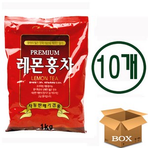 대호 레몬홍차 1kg 자판기용 차음료 아이스티 분말 자판기용 아이스티, 1개입, 10개