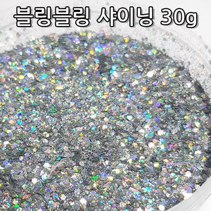 [퍼니네일] 화려한 네일 글리터 30g 12종 대용량 글리터, 블링 혼합글리터 30g - 02, 1개