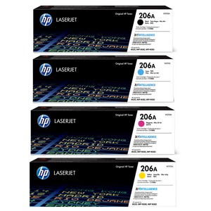 HP Color Laserjet Pro MFP M283fdw 정품인증토너 4색1세트(검정 빨강 파랑 노랑), 1개, 검정+칼라