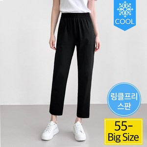 [링클프리 여름 일자팬츠] 에이플심플 여성 트레이닝 슬림 일자바지 편한 스판 쿨원단