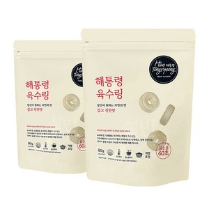 해통령 육수링 깊고 진한맛, 2개, 80g