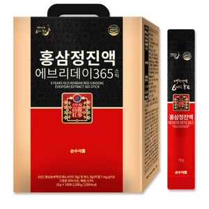 순수식품 홍삼정 진액 에브리데이 365 홍삼스틱, 100정, 10g, 100개