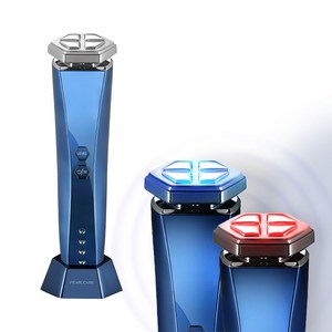 펄케어 딥블루 2세대 프로 갈바닉 마사지기 고주파 쿨링 얼굴 피부 관리기 뷰티디바이스 5in1