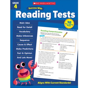 (영문도서) Scholastic Success with Reading Tests Gade 4 Papeback, Scholastic Teaching Resouces, English, 9781338798654