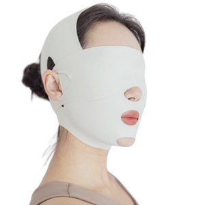서온리 자면서도 관리되는 얼굴 작아지는 턱 리프팅 v 라인 땡기미 밴드, 1개, 화이트